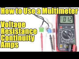 How To Use A Multimeter For Beginners How To Measure Voltage Resistance Continuity And Amps Multimeter Automotive Repair Continuity