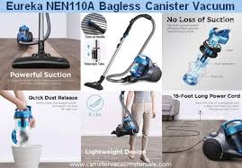 This Hot Selling Bagless Canister Vacuum From Eureka Is One Of The Models That Prefer By Many Amer In 2020 Canister Vacuum Canister Vacuum Reviews Best Canister Vacuum