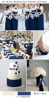 9 Gorgeous Navy Blue Winter Wedding Color Palettes Blue Winter Wedding Winter Wedding Colors Winter Wedding Color Palette