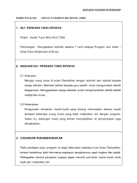 Muhammad zuhairi 702 views1 year ago. Refleksi Kendiri Internship