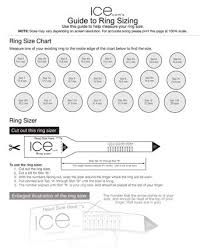 Ice Ring Sizer Printable Ring Size Chart Find Your Ring