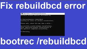 Bootrec Rebuildbcd The System Cannot Find The Path Specified Fix Automatic Repair Loop Fix 2021 Youtube