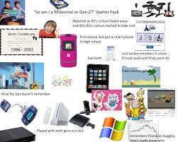 Digital pioneers or digital natives? Am I Gen Z Or Millennial Starter Pack Starterpacks
