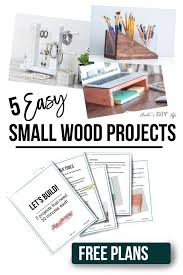 5 Easy Small Wood Projects In 30 Minutes Or Less Anika S Diy Life Easy Small Wood Projects Small Wood Projects Beginner Woodworking Projects