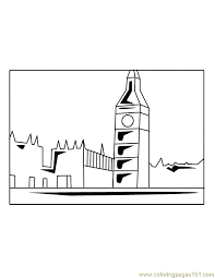 Print and colour in this detailed colouring page of the tower of london, dating back to the norman conquests in 1066 and at times a palace, a prison and even a royal menagerie! London Coloring Page For Kids Free England Printable Coloring Pages Online For Kids Coloringpages101 Com Coloring Pages For Kids