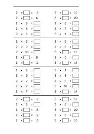 Ficha Tabla Del 2 4 Tablas De Multiplicacion Ejercicios Tablas De Multiplicar Ejercicios De Calculo
