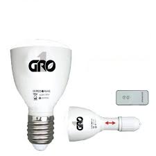 Grow1 Green Led Light Bulb W Remote