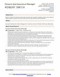 Insurance underwriters assess risks related to insurance coverage. Finance And Insurance Manager Resume Samples Qwikresume