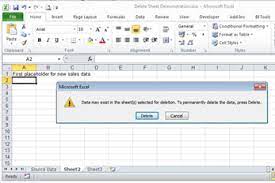 Learn a quick way to delete a worksheet with the help of shortcut key in microsoft excel. How To Delete A Worksheet Quicker Using Keyboard Shortcuts Sage Intelligence