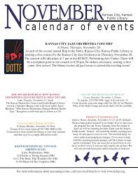 Kck Public Library November Events Calendar