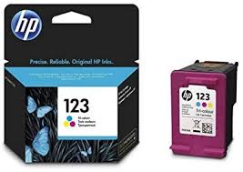 Hp 123 Tri Color Cyan Magenta Yellow Original Ink