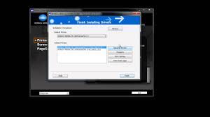 Konica Minolta Bizhub How To Install Printer Driver Youtube