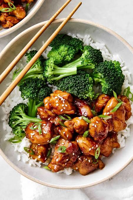 Honey Teriyaki Chicken and Broccoli Rice Bowl