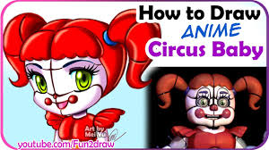Thanks for stopping by and have an terrific day! How To Draw A Circus Baby Five Nights At Freddy S Sister Location Fun2draw Online Anime Lessons Youtube