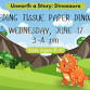 Unearth a Story: Bleeding Tissue Paper Dinosaur