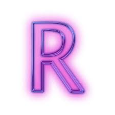 Download Free Capital Letter R Glowing Purple Neon Icon Icons Etc Liked On Polyvore Featuring Letters Purple And Text Lettering Letter R R Letter Design