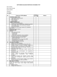 Check spelling or type a new query. Instrumen Validasi Verifikasi Dokumen Kurikulum 2013 Sd