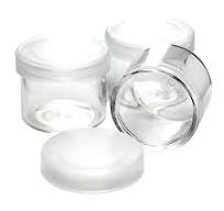 Glass No Neck Concentrate Containers 6ML Tray - 144 Containers