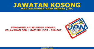 Iklan jawatan kosong terkini dan terbaru dari pelbagai agensi kerajaan dan swasta. Jawatan Kosong Jpn 2017 Pengambilan Terkini Seluruh Negeri