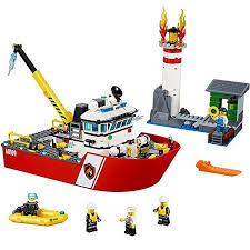 F 98 Amazon Lego City Fire Boat 60109 Lego City Lego Boat Lego City Fire