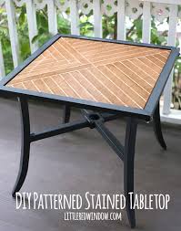 Posted on january 26, 2013 by davidjbod. How To Make A Patterned Stained Tabletop Little Red Window