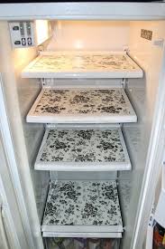 Mark the dimensions and cutting lines. 1 Contact Paper Refrigerator Makeover Hometalk
