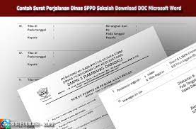 Pejaba pejabatt berwe berwenang nang yang memberi memberi perintah. Wiki Edukasi Contoh Surat Perjalanan Dinas Sppd Sekolah Download Doc Microsoft Word Pendidikan Microsoft Surat