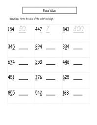 To make this concept very easy and enjoyable for our first graders, these tens and ones worksheets grade 1 pdf will focus on understanding the place value. Place Value Hundreds Tens And Ones Worksheet
