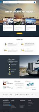 Trucking Transportation Logistics Html Template Web Development Design Logistics Design Web Template Design