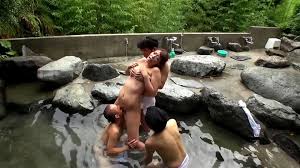 Watch The woman doesnt know that the hot spring bath is already full of  stranger guests ... - Asian, Gangbang, Japanese Porn - SpankBang