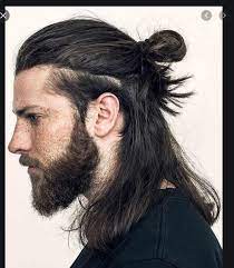 Make sure to comb the sides down as well. Pin By Paynus On Viking Haircut Man Bun Hair And Beard Styles Viking Haircut