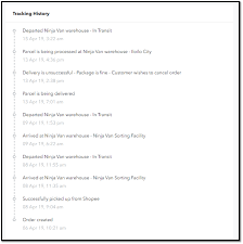 Shopee malaysia most often delivers with ninjvavan, abx express, gdex, poslaju, j&t express, pos malaysia, skynet. How Can I Track My Order Ninja Van Ph