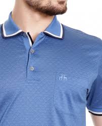 Karaca Erkek Regular Fit T Shirt Indigo Indigo Polo Fit