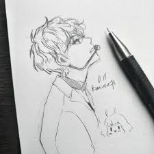 Maybe you would like to learn more about one of these? Tiny Tan Bts Pencil Drawing Novocom Top