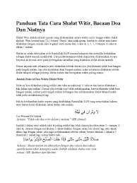 Alasan lain, karena shalat tarawih 11 atau 13 rakaat lebih sesuai dengan kondisi kebanyakan orang (tidak terlalu berat, pent) di bulan ramadhan ataupun di luar bulan ramadhan. Tata Cara Sholat Tarawih Siswapelajar Com
