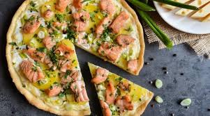 Quiche D Ete Saumon Chevre Poireaux Et Ananas Quiche Saumon Recette Quiche Recette Quiche Saumon