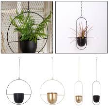 Perfect for indoor or outdoor use, this classic pendant planter holds your frolicking plant near your window or in your outdoor patio space so you. Hanging Planters Metal Plant Hangers Indoor Creative Modern Planter Floating Hanging Baskets Aliexpress