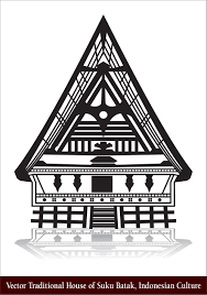 Rumah adat batak dari semua sub suku secara umum: Vector Traditional House Of Suku Batak Indonesian Culture Traditional House Indonesian Culture