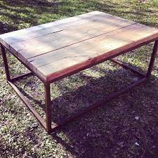 These designs will fit perfectly for an industrial table, a unique dining table or coffee table. Hand Crafted Metal Base Reclaimed Wood Top Coffee Table By Osleeper Designs Custommade Com