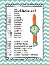 Que Hora Es Spanish Time Worksheets Flashcards Time Worksheets Elementary Spanish Classroom Elementary Spanish