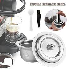 Coffee machine nespresso pod flavors descriptions of zodiac. Maijiabao Stainless Steel Refillable Capsule Cup Pods For Nespresso Vertuo Env135 Env150 Buy From 16 On Joom E Commerce Platform