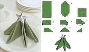 20 Best Diy Napkin Folding Tutorials For Christmas Servietten Falten Weihnachten Servietten Falten Servietten Falten Weihnachtsbaum