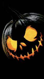 Black Pumpkin Halloween Wallpaper Halloween Artwork Vintage Halloween Art