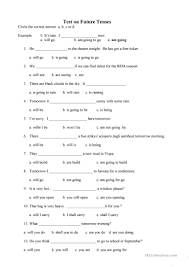Jul 19, 2021 · kunci jawaban english skills for the future sma kelas 2 chapter 1 written by ara monday, 19 july 2021 add comment 1. Future Tenses Multiple Choice English Esl Worksheets For Distance Learning And Physical Classrooms