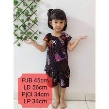 Baju batik gamis anak cewek seragam batik anak cewek wa01 terbarurp49.900: Setelan Batik Anak Cap Baju Tidur Santung Murah Baju Harian Anak Perempuan Shopee Indonesia