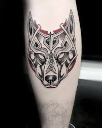 Tatuajes de lobos en la mano. 49 Tatuajes De Lobos Estilo Celta Con El Significado