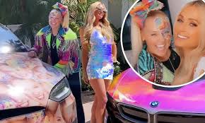 If you have or are a child, you're probably familiar with jojo siwa, the dance moms performer turned pop star, youtube personality and nickelodeon actress behind tween hits like boomerang and kid in a candy store.. Paris Hilton And Jojo Siwa Compare Their Custom Cars And Clothing Ceos Of Being Extra Daily Mail Online