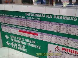 Ada banyak kereta api yang datang dan pergi selain melayani kedatangan dan keberangkatan kereta api jarak jauh, stasiun ini juga melayani kereta api lokal komuter seperti prameks, dan juga. Jadwal Kereta Api Prameks Update Februari 2016 Satuaspal Com