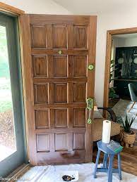 Always test paint on something resembling the garage door first, such as. How To Paint A Door To Look Like Wood It S Easier Than You Think Average But Inspired