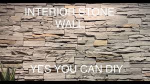 Check spelling or type a new query. Interior Stone Wall Diy How To Install Faux Stone On Interior Wall All By Yourself Youtube